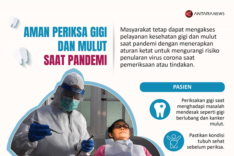 Aman periksa gigi dan mulut saat pandemi