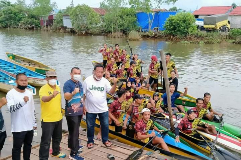 Dayung bisa jadi medali pertama Kalimantan Selatan dari PON Papua