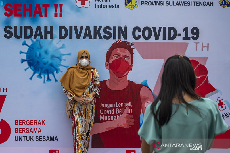 Vaksinasi COVID-19 Peringati HUT Ke-76 PMI