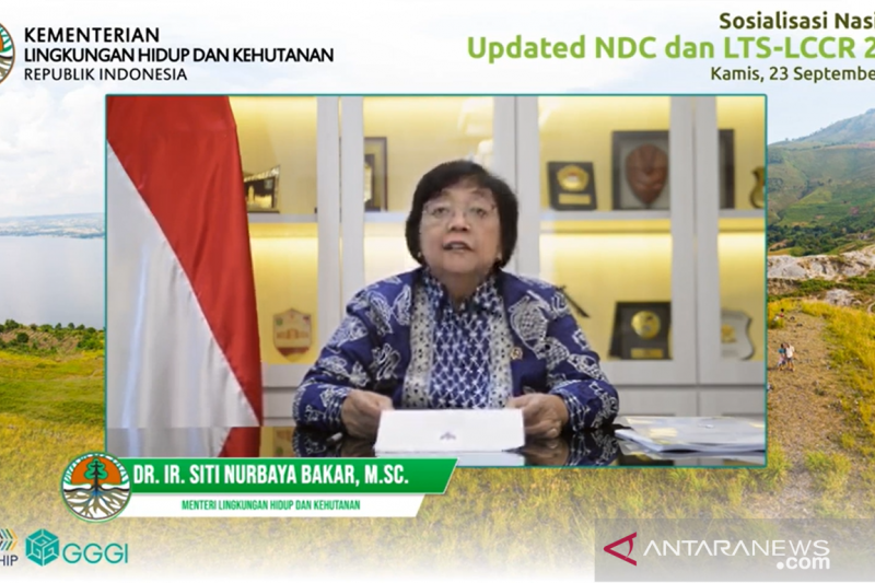 Menteri LHK: Pembaruan NDC tunjukkan peningkatan komitmen Indonesia