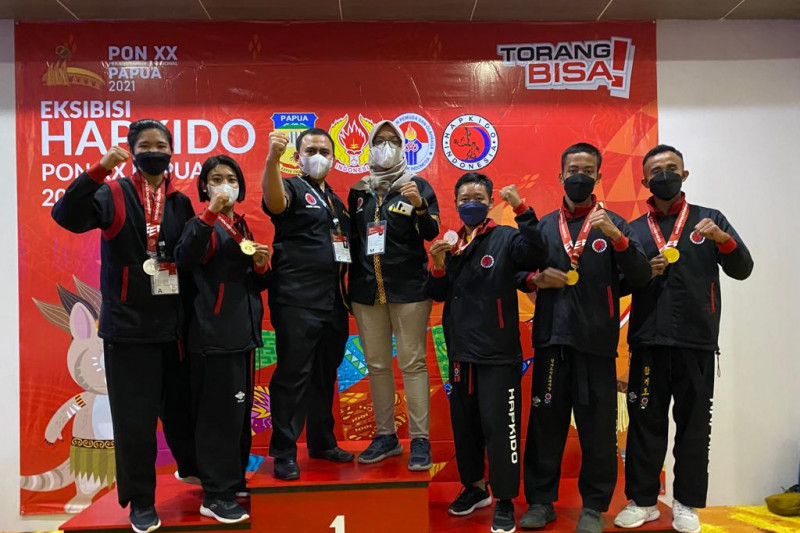 Lampung raih empat medali emas hapkido di Pon Papua