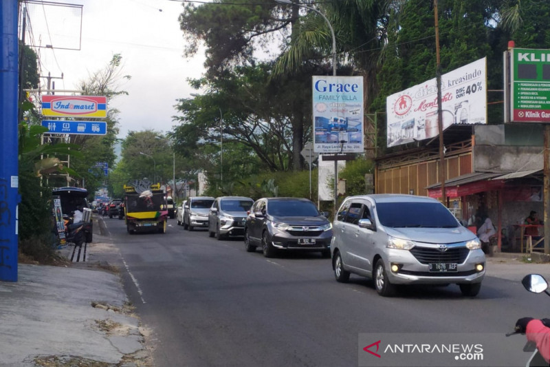Polda sebut mobilitas kendaraan di Bandung dan Puncak menurun