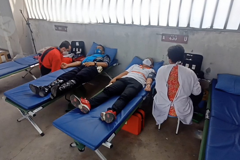 Dishub Cilegon gelar donor bantu pemenuhan stok darah di masa pandemi