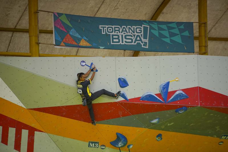 Atlet kembar Papua ke final panjat tebing nomor lead perorangan