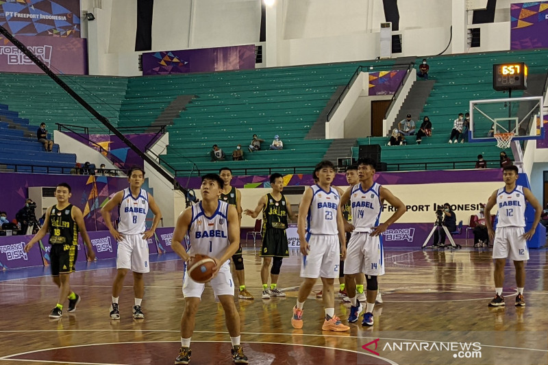 Ditundukkan Jatim 52-73, tim basket putra Babel tersingkir