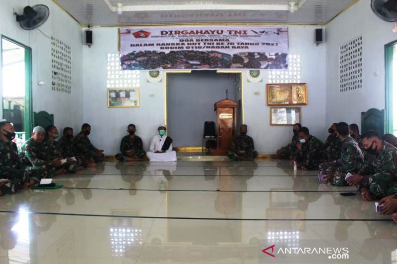 Kodim 0116/Nagan Raya Aceh gelar doa bersama saat HUT ke-76 TNI