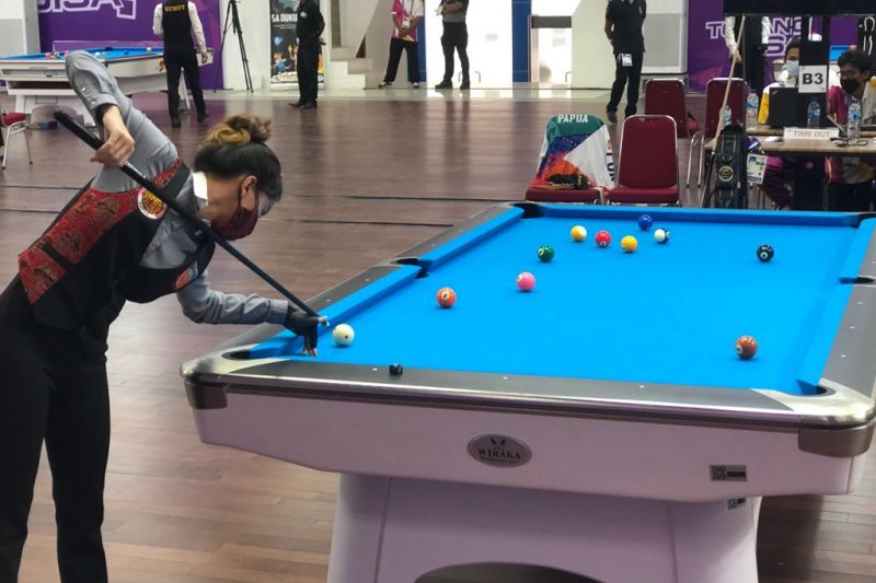 Silviana berjuangkeras dulang emas biliar keduabagiPapua di PON