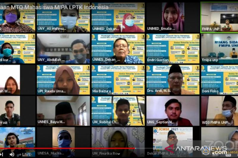 UNP-MIPA LPTK Indonesia gelar MTQ tingkatkan penghayatan pada Alquran