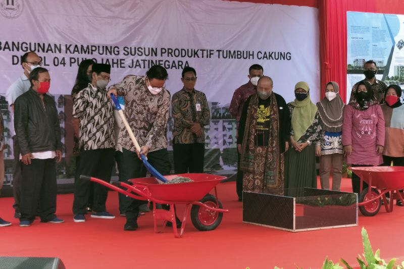 Anies resmikan pembangunan Kampung Cakung untuk warga Bukit Duri