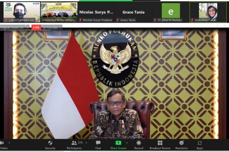 Mahfud MD minta kampus dorong mahasiswa munculkan ide-ide besar