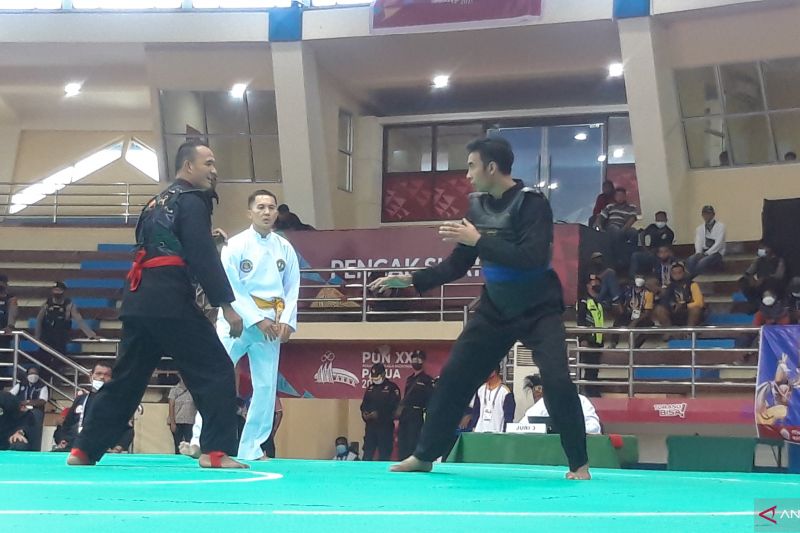 Langkah pesilat Minang Anton Yuspermana terhenti di babak penyisihan