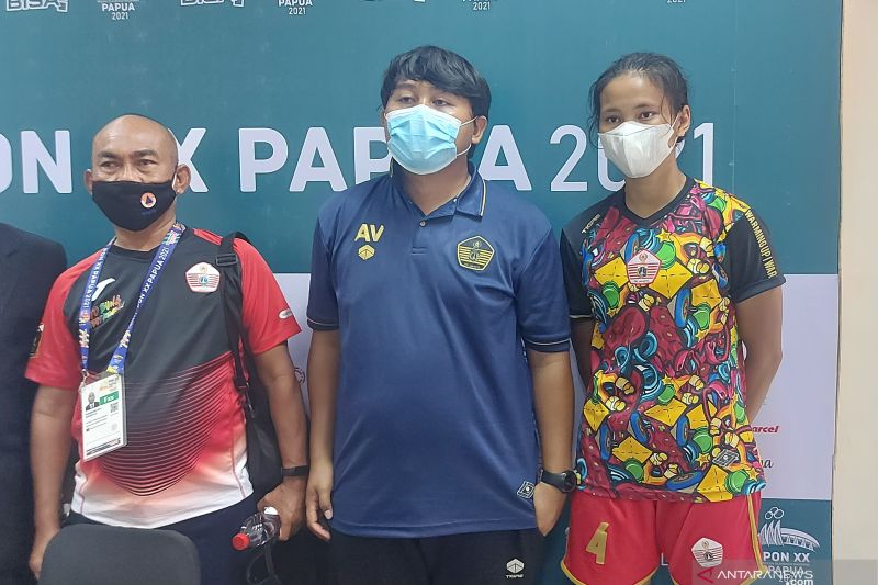 Shalika terima kekalahan timnya melawan Babel di sepak bola putri PON