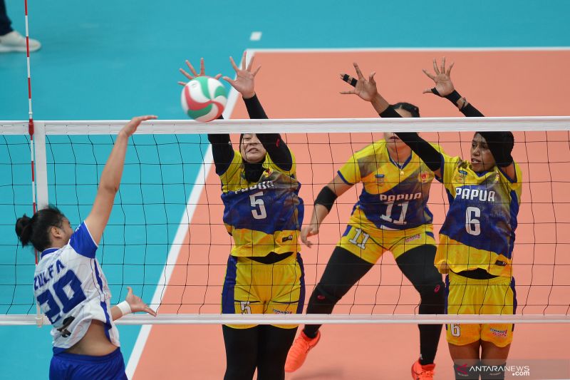 Voli putri DKI Jakarta bawa pulang perunggu usai bungkam tuan rumah