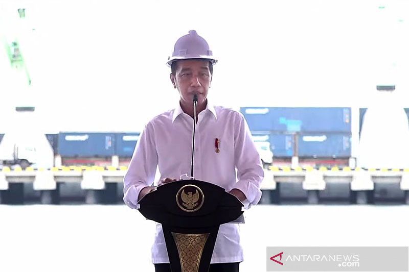 Presiden Jokowi resmikan holding Pelindo dan Terminal Wae Kelambu