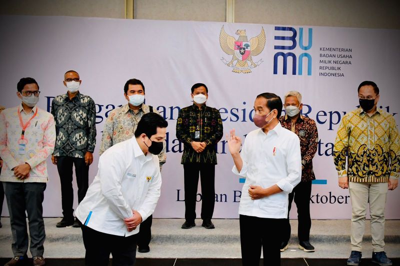 Cita-cita Jokowi tentang BUMN yang lebih maju