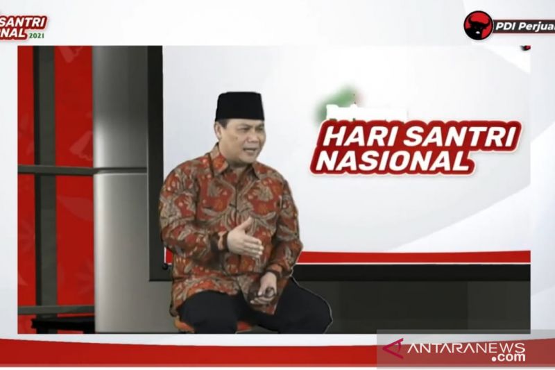 PDIP sebut Jokowi tunaikan harapan pendiri bangsa melalui Hari Santri