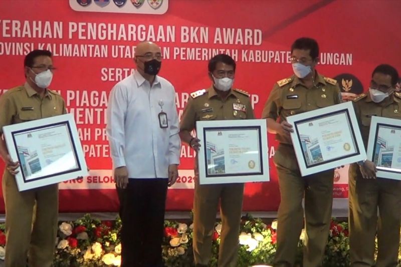 Kaltara raih prestasi di 3 kategori BKN Award 2021