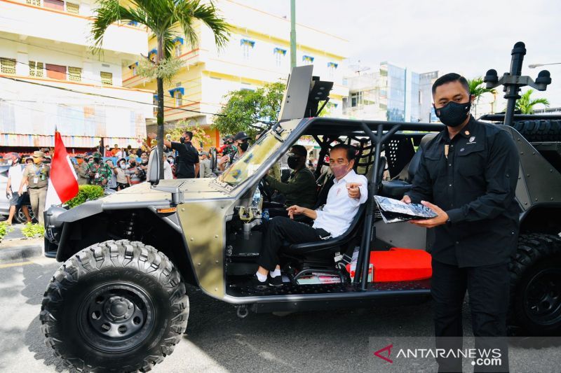 Gunakan rantis, Presiden sapa masyarakat Tarakan