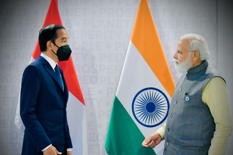 Presiden Jokowi bertemu PM India Narendra Modi bahas kesehatan-ekonomi