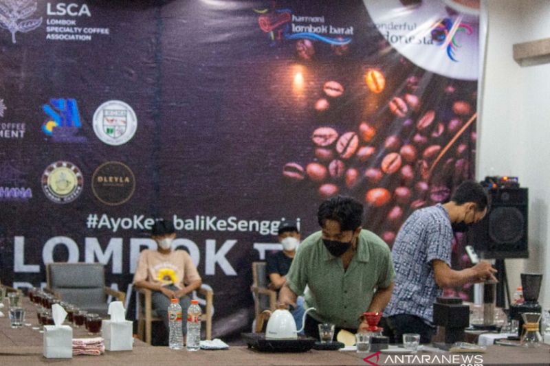 Dispar Lombok Barat menggelar kompetisi barista sambut WSBK Mandalika