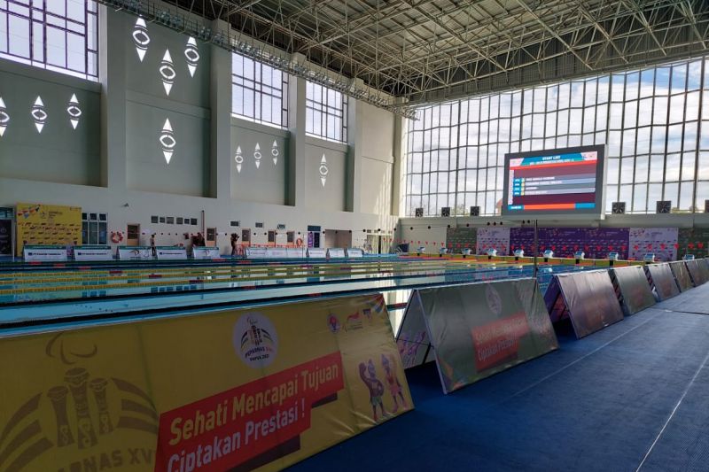 Arena perlombaan renang Peparnas Papua siap digunakan