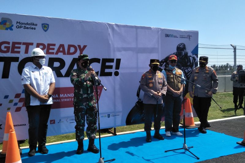 Panglima TNI mengecek kesiapan WSBK di Mandalika