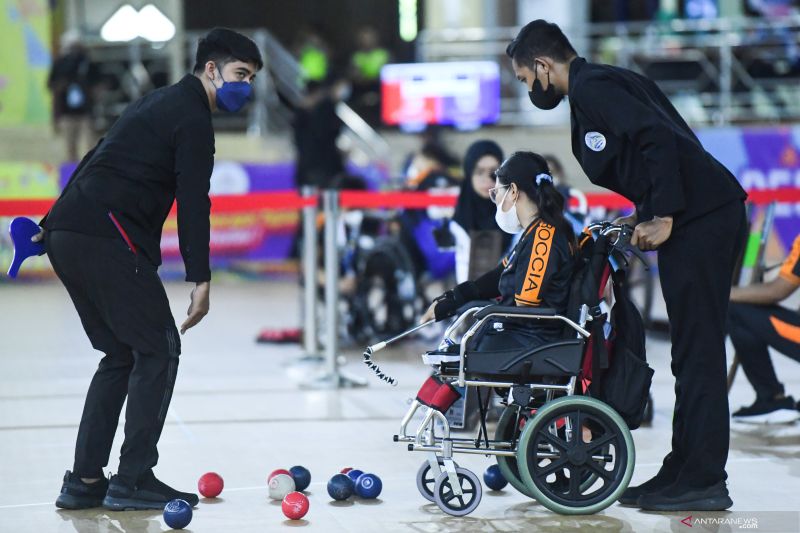 Papua berpeluang raih tiga emas pada hari keempat boccia Peparnas XVI