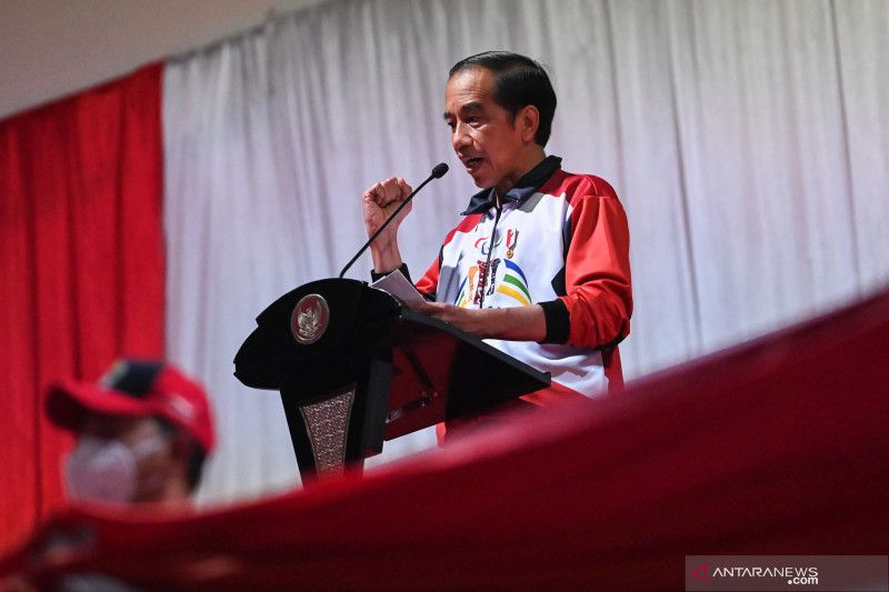 Presiden Jokowi tutup Pekan Paralimpik Nasional XVI Papua