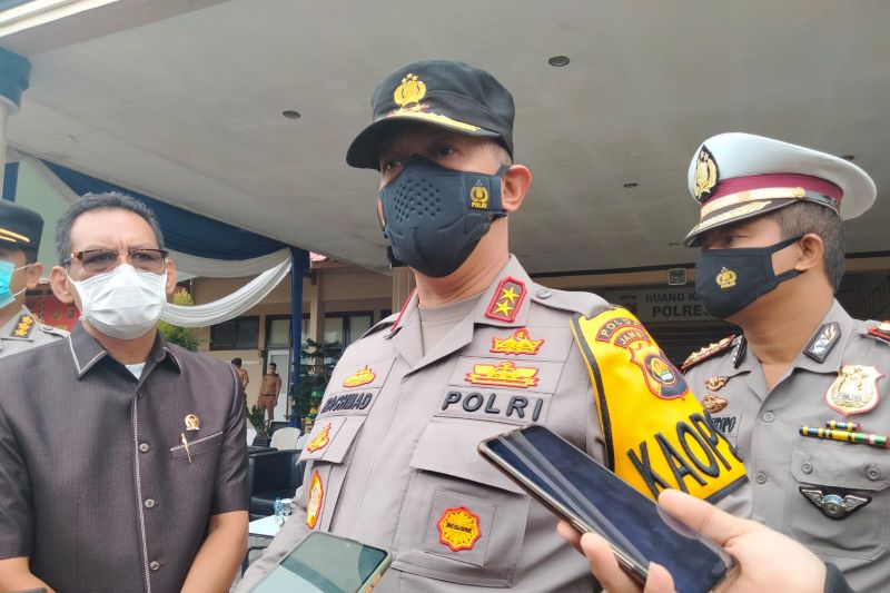 Kapolda Jambi cek situasi pasca 24 tahanan Polres Batanghari kabur