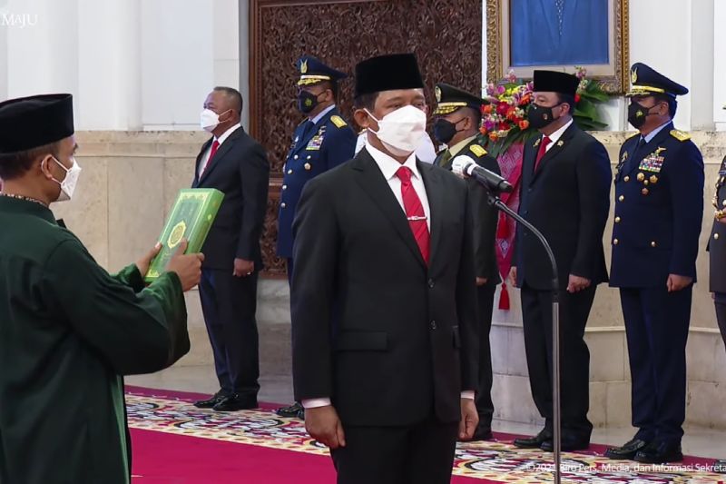 Presiden lantik Mayjen TNI Suharyanto sebagai Kepala BNPB