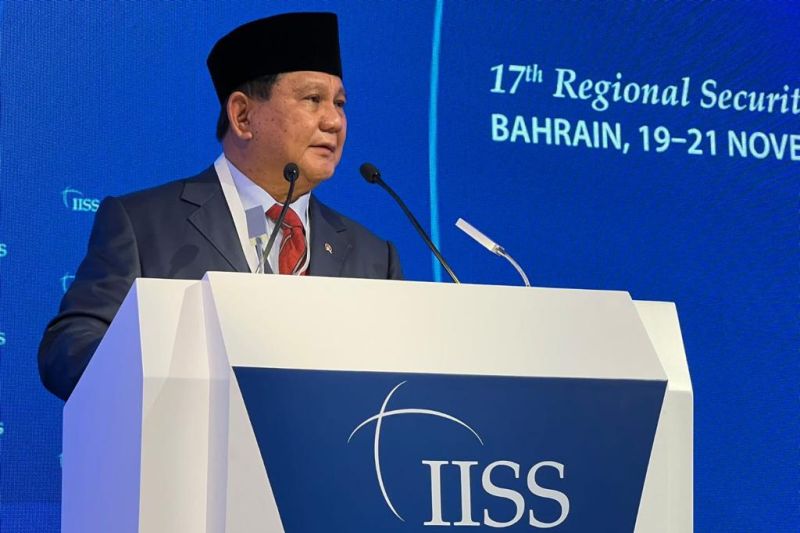 Menhan Prabowo dorong perdamaian dunia dalam Forum Dialog IISS