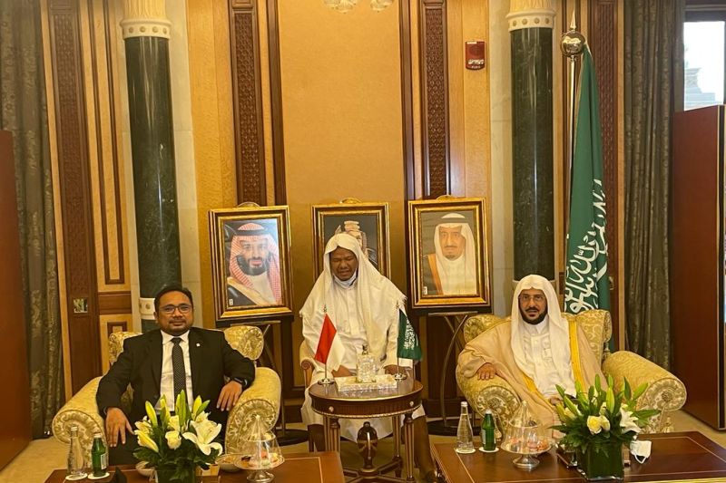 Menag bertemu Menteri Urusan Islam Saudi bahas moderasi beragama