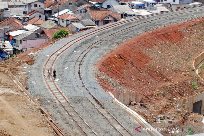 Pembangunan jalur ganda KA Bogor-Sukabumi tahap 1