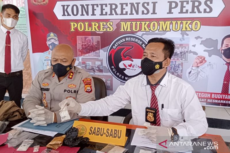 Polres Mukomuko ungkap jaringan narkoba lintas Bengkulu-Sumbar