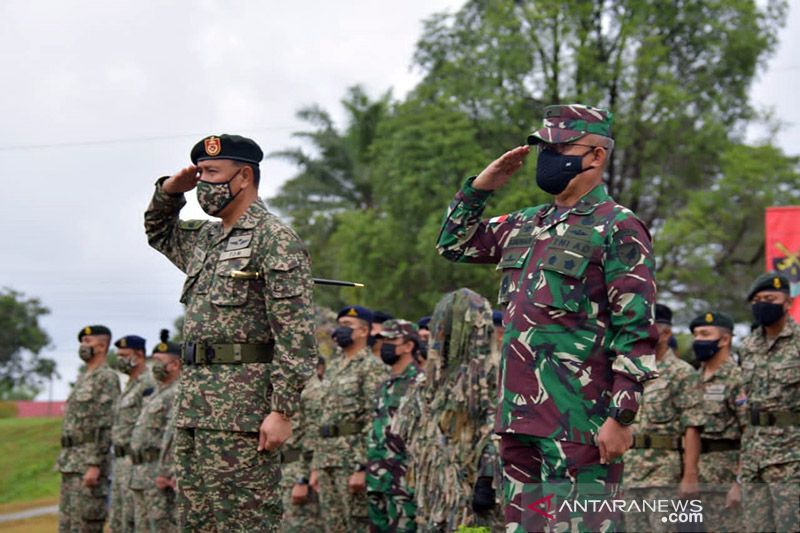 TDM dan TNI AD gelar latihan bersama di Sarawak
