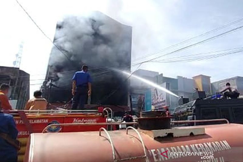 Polres sebut kebakaran minimarket di Bengkulu akibat korsleting