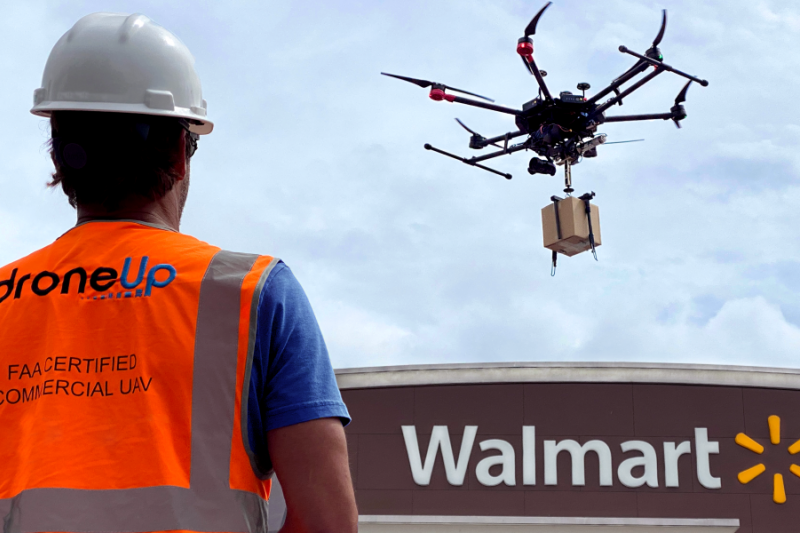 Pasar swalayan di AS kirim paket belanja pakai drone