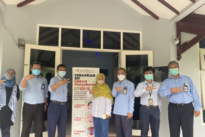 Humas Kanwil DJP Kepri kunjungi Kantor Berita ANTARA Kepri