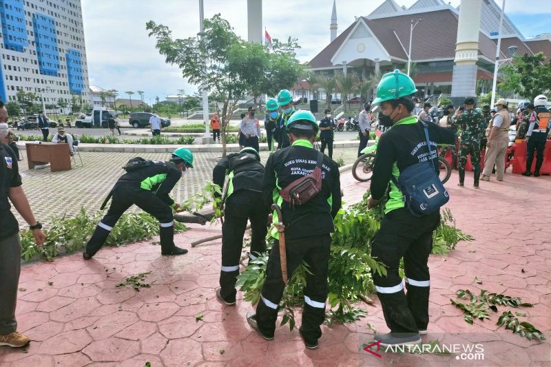 230 personel Jakbar siap tangani pohon tumbang akibat angin kencang