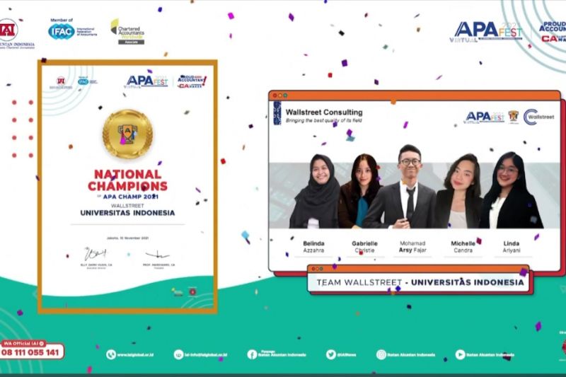 Mahasiswa FEB UI raih dua penghargaan dari Ikatan Akuntan Indonesia