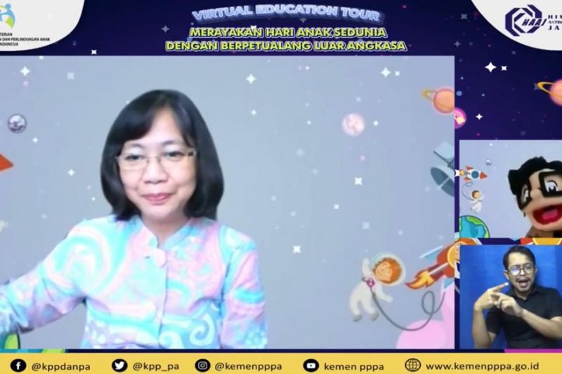 Hari Anak Sedunia KPPPA ajak anak ikuti Virtual Education Tour
