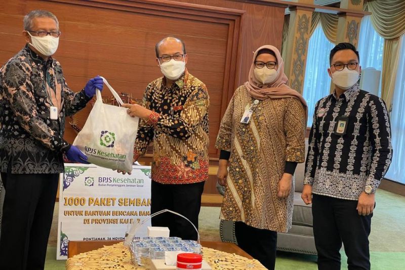 BPJS Kesehatan salurkan bantuan korban banjir Kalimantan Barat