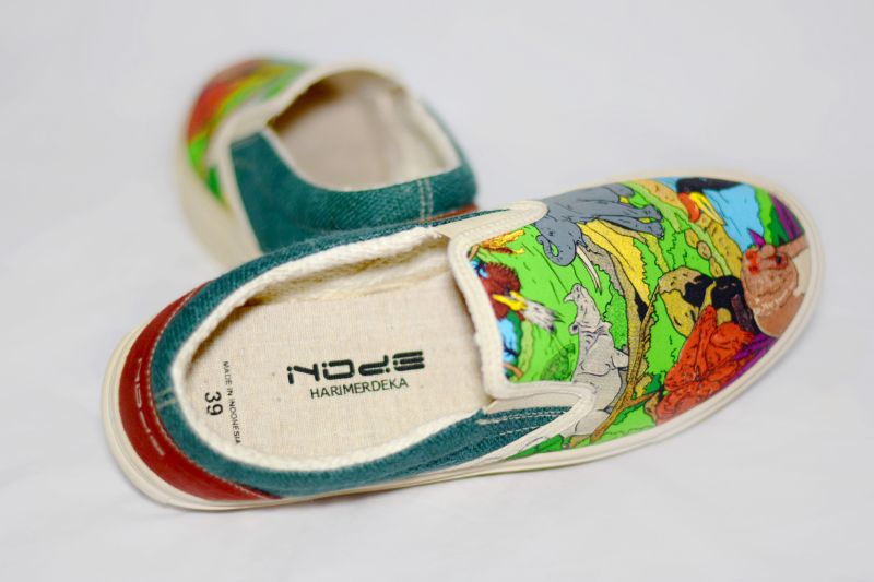 NODE menghadirkan sepatu dengan desain fauna langka Indonesia