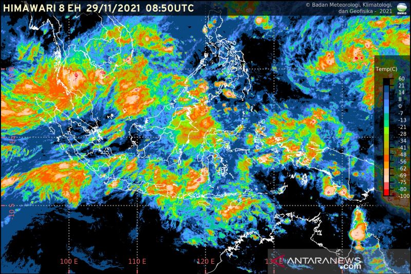 BMKG: Bibit Siklon 94W dapat berdampak tidak langsung cuaca Indonesia