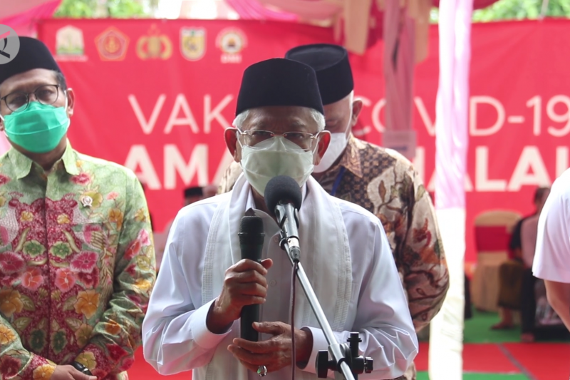 Wapres minta komitmen ulama Aceh dukung percepatan vaksinasi