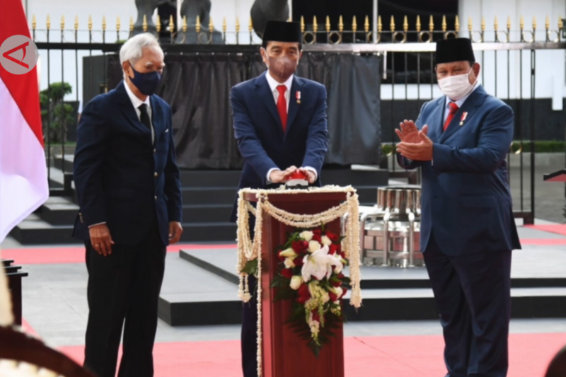 Jokowi resmikan Tugu Api Semangat Indonesia Merdeka Tidak Pernah Padam