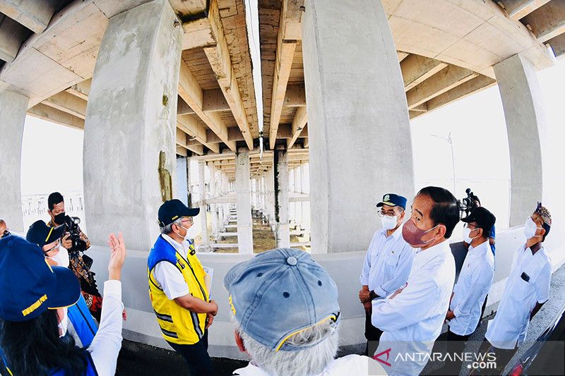 Presiden Jokowi tinjau infrastruktur pendukung KTT G20