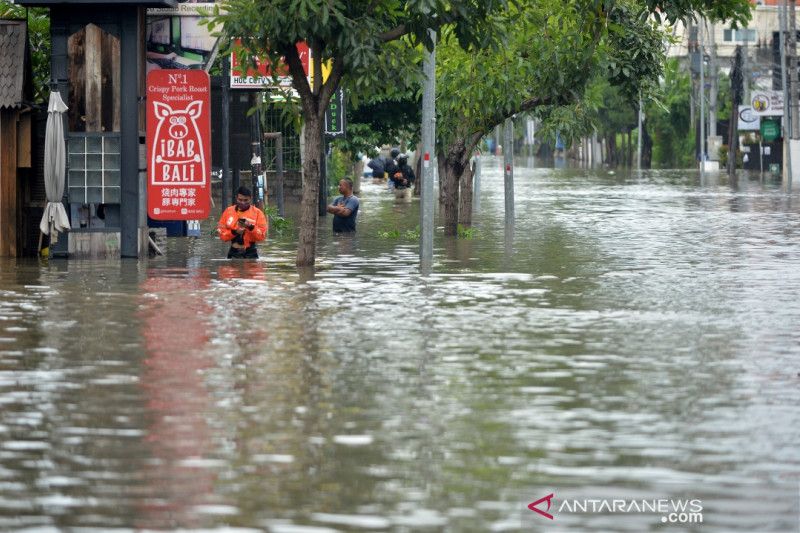 Sejumlah titik di Kuta-Bali terendam banjir