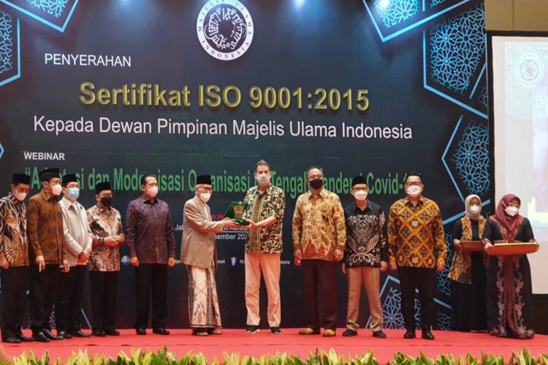 MUI kembali dapat sertifikat ISO dari badan sertifikasi internasional