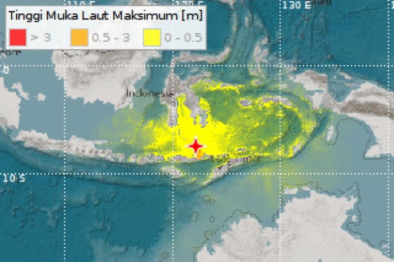 BMKG menyampaikan peringatan dini tsunami di Sulawesi, NTT, NTB, Maluku